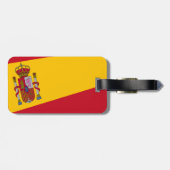 Bagagelabel Spanje-vlag (Achterkant horizontaal)
