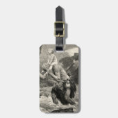 bagagelabel St. Christopher Traveler Jesus Prayer (Voorkant verticaal)