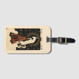 Bagagelabel Steenbok Celestial Zodiac Art