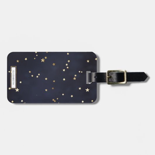 Bagagelabel sterren (Voorkant horizontaal)