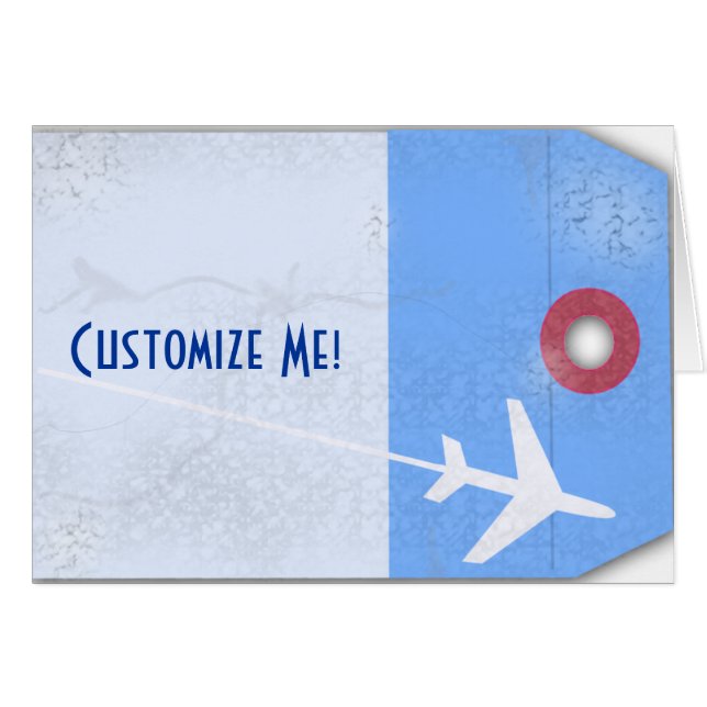 bagagelabel stijl (Voorkant Horizontaal)