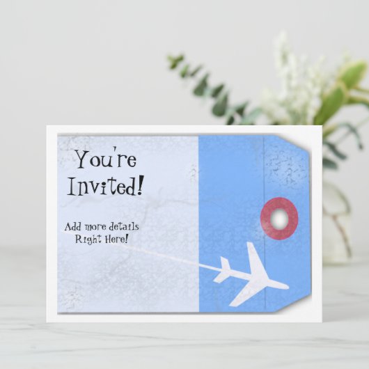 bagagelabel stijl kaart (Staand voorkant)