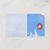 bagagelabel stijl visitekaartje (Achterkant)