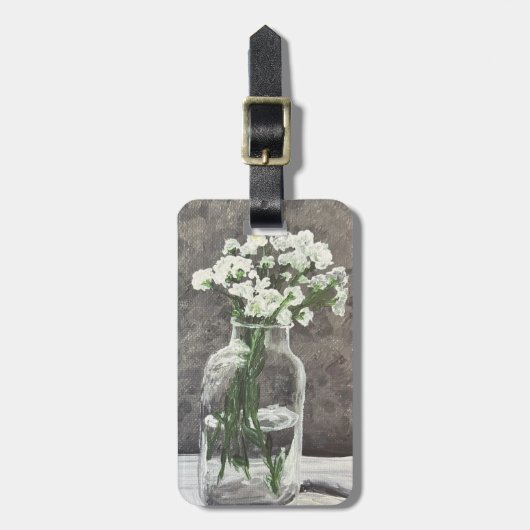 Bagagelabel - Stilleven bloemen (Voorkant verticaal)