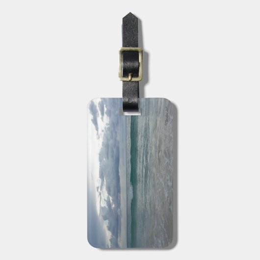 Bagagelabel - Strand (Voorkant verticaal)
