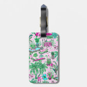 Bagagelabel - Strandthema (Achterkant verticaal)