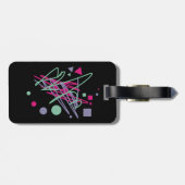 bagagelabel tachtig splash medley kunst (Achterkant horizontaal)