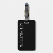 Bagagelabel - Tas, aktetas, Tassen Label (Achterkant verticaal)