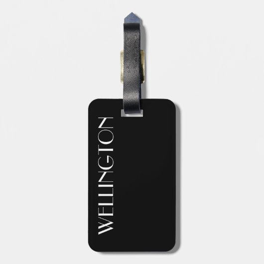 Bagagelabel - Tas, aktetas, Tassen Label (Achterkant verticaal)