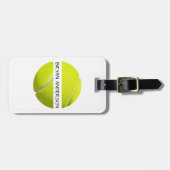 Bagagelabel Tennis Ball (Voorkant horizontaal)