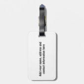 Bagagelabel Tibetan Spaniel (Parti) (Achterkant verticaal)