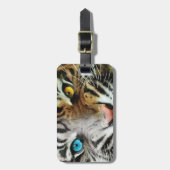 Bagagelabel Tiger (Voorkant verticaal)