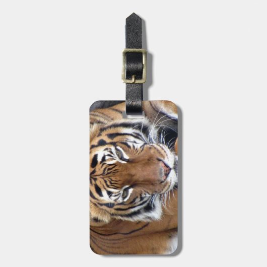 Bagagelabel Tiger (Voorkant verticaal)