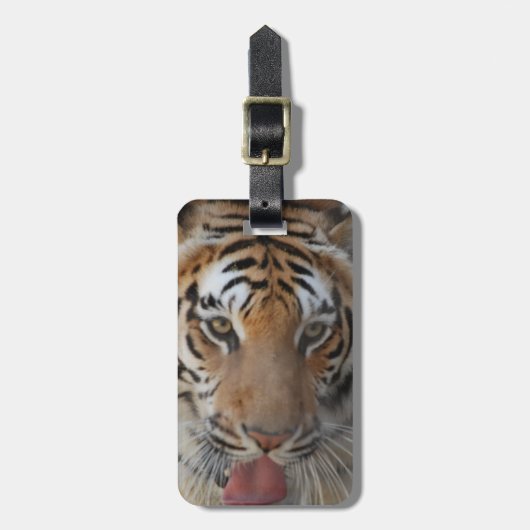 Bagagelabel Tiger Kisses (Voorkant verticaal)