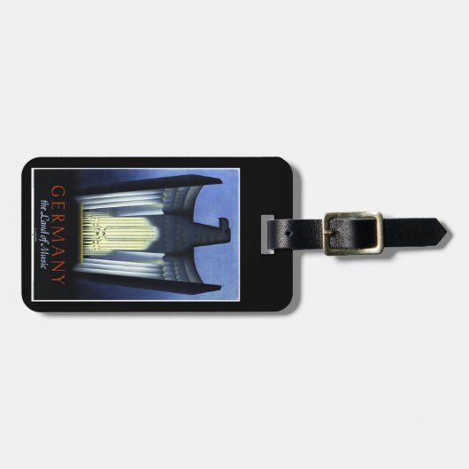 Bagagelabel toerisme Duitsland (Voorkant horizontaal)