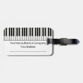 Bagagelabel toetsenbord