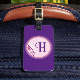 Bagagelabel - Uw initiaal toevoegen