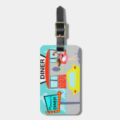 Bagagelabel van 1950 (Voorkant verticaal)