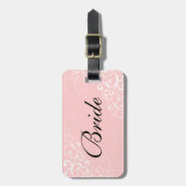 Bagagelabel van aangepaste bride (Voorkant verticaal)