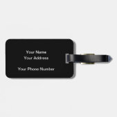 Bagagelabel van Afrikaanse olifanten (Achterkant horizontaal)