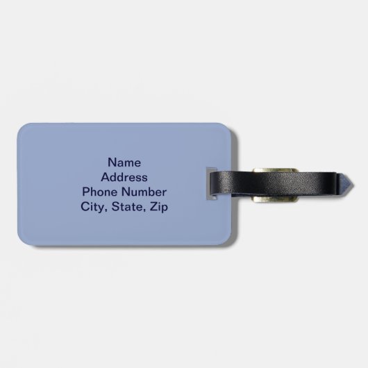 Bagagelabel van Amerikaanse militaire vliegtuigen (Achterkant horizontaal)