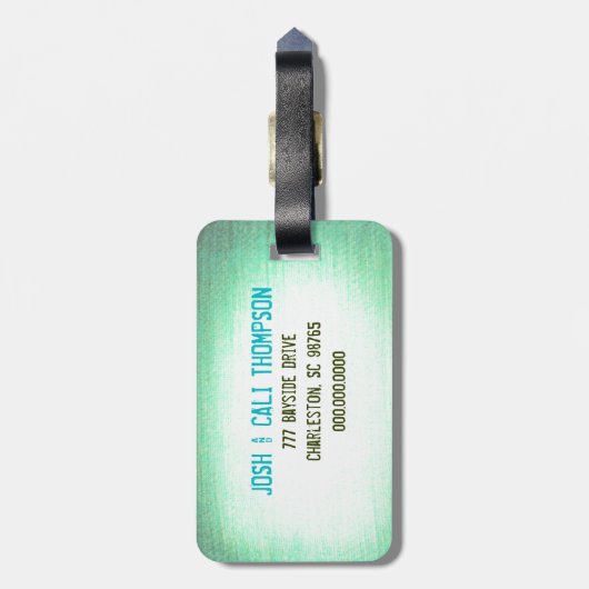 BAGAGELABEL VAN ARUBA (Achterkant verticaal)