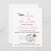  Bagagelabel van bestemming Kaart (Voorkant / Achterkant)