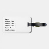 Bagagelabel van Bicycle Silhouette (Achterkant horizontaal)