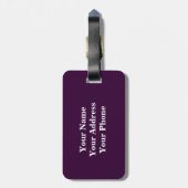 Bagagelabel van Blackberries (Achterkant verticaal)