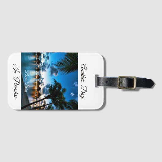 Bagagelabel van Bora Bora (Voorkant (horizontaal))