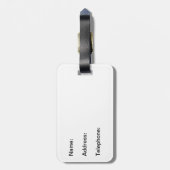 Bagagelabel van Bulldog (Achterkant verticaal)