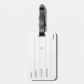 Bagagelabel van Chicago Skyline (Achterkant verticaal)