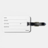 Bagagelabel van Chicago Skyline (Achterkant horizontaal)