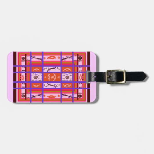 Bagagelabel van Curvy Pset (Voorkant horizontaal)