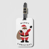 Bagagelabel van de Amerikaanse kerstman (Voorkant (verticaal))