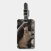 Bagagelabel van de berglion (Voorkant verticaal)