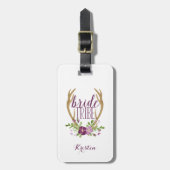 Bagagelabel van de Boho Bride Tribe (Voorkant verticaal)
