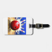 ***BAGAGELABEL van de BOWLER*****LABEL van de BOWL Bagagelabel (Voorkant horizontaal)