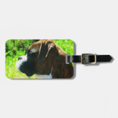 Bagagelabel van de Boxer-hond (Voorkant horizontaal)