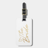 Bagagelabel van de bruinkoolfolie (Voorkant verticaal)