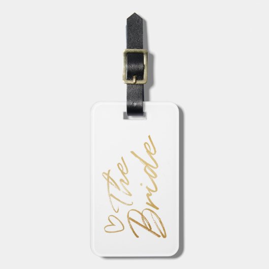 Bagagelabel van de bruinkoolfolie (Voorkant verticaal)