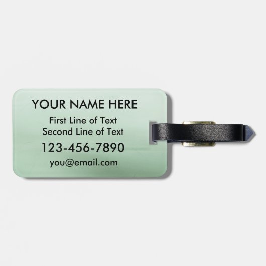 Bagagelabel van de coördinaten van Liverpool (Achterkant horizontaal)