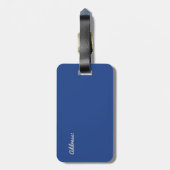 Bagagelabel van de familie der staafvogels (Achterkant verticaal)