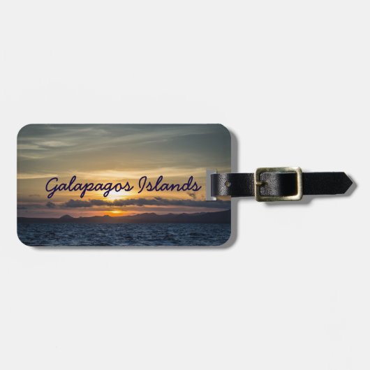 Bagagelabel van de Galapagos-eilanden (Voorkant horizontaal)