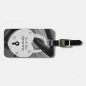 Bagagelabel van de heer & mrs hartslot voor nieuwe (Voorkant horizontaal)