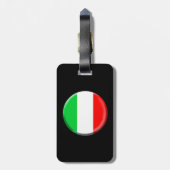 Bagagelabel van de Italiaanse vlag (Achterkant verticaal)