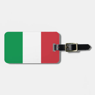 Bagagelabel van de Italiaanse vlag