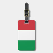 Bagagelabel van de Italiaanse vlag (Voorkant verticaal)
