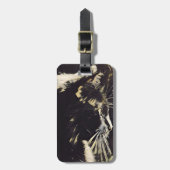 Bagagelabel van de kattenliefhebber, gepersonalise (Voorkant verticaal)