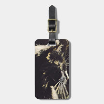 Bagagelabel van de kattenliefhebber, gepersonalise